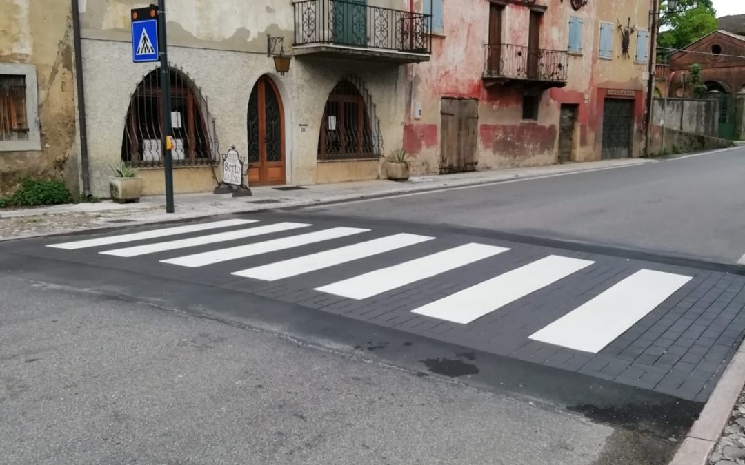 Cogollo di Tregnago: nuovi asfalti, semafori ed attraversamenti pedonali